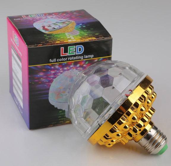 Vibrant LED Rotating Magic Ball – Colorful Atmosphere Lighting for Parties & Events - All Inclusive Family Treasures