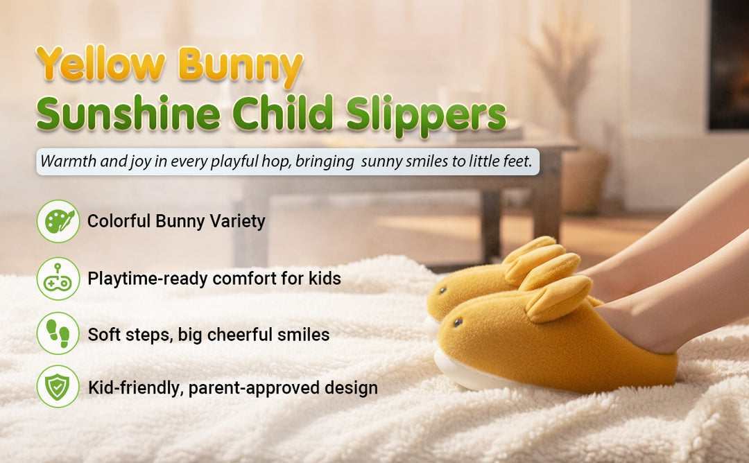 Bunny Snuggle Steps – Cozy Slippers for Little Feet