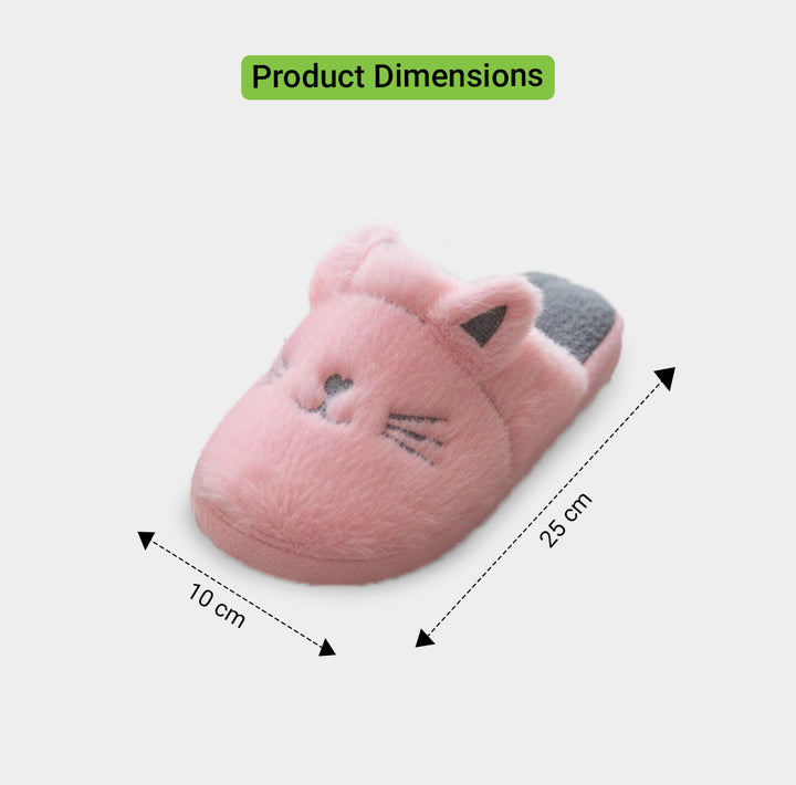 Purr-fectly Cozy: Cat-Themed Soft Bottom Slippers!