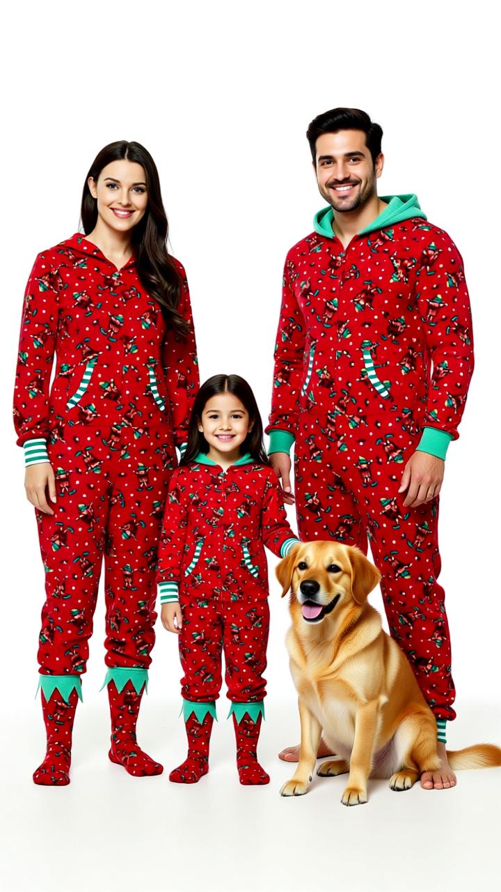 Matching Family Christmas Onesies – Cozy, Fun, and Perfect for Holiday Photos!