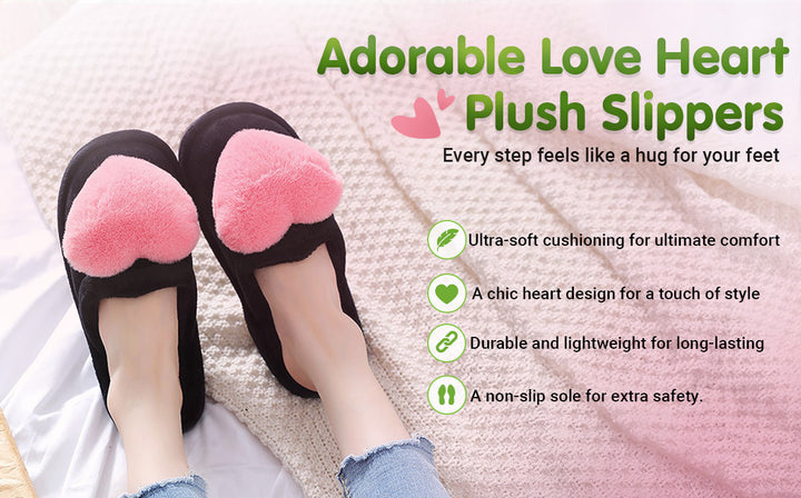 Fall in Love with Every Step: Cute Love Slippers