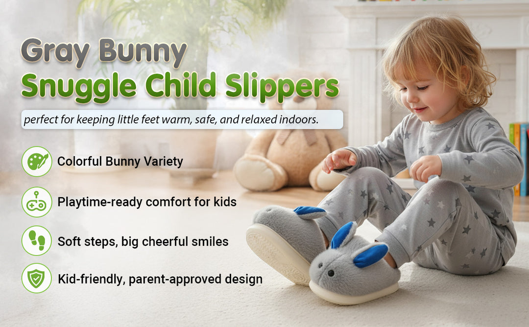 Bunny Snuggle Steps – Cozy Slippers for Little Feet