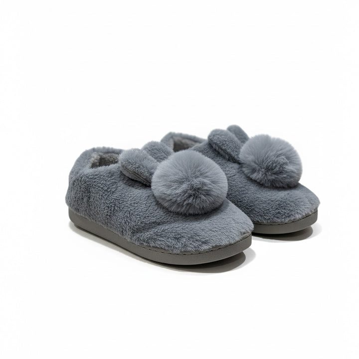 Snuggle into Cuteness with Bunny-Ear Winter Slippers