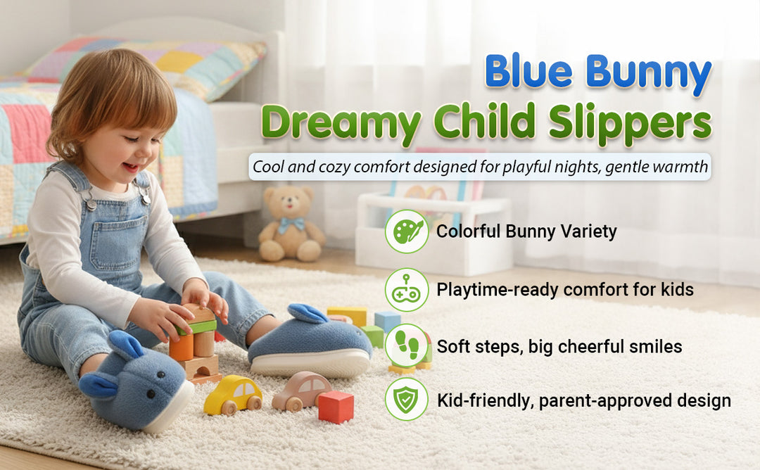 Bunny Snuggle Steps – Cozy Slippers for Little Feet