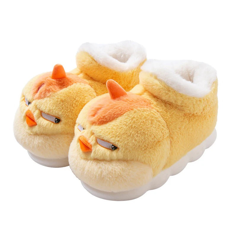 Cozy Plush Bird Slippers – Cute, Warm & Ultra-Comfy