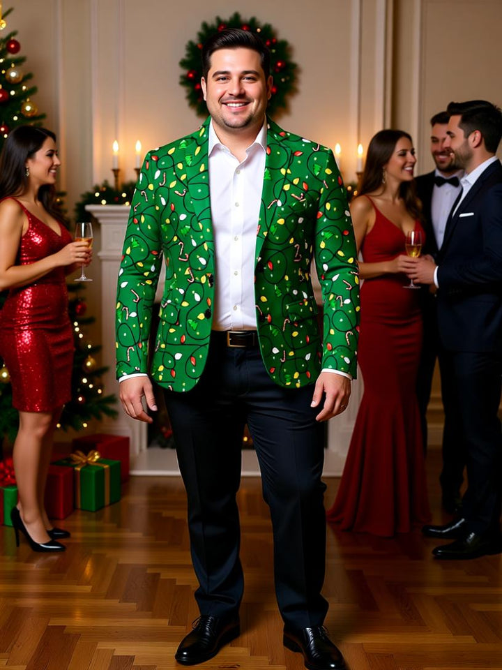 Santa Claus Christmas Coat - Festive Holiday Costume Suit for Celebrations