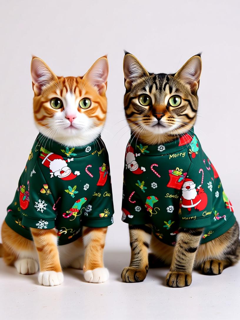 Festive Christmas Pet Outfit – Adorable Holiday Costume for Dogs and Cats!
