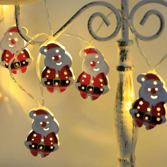 Christmas LED String Lights – Festive Santa, Snowman & Tree Ornament Lights for Holiday Décor! - All Inclusive Family Treasures