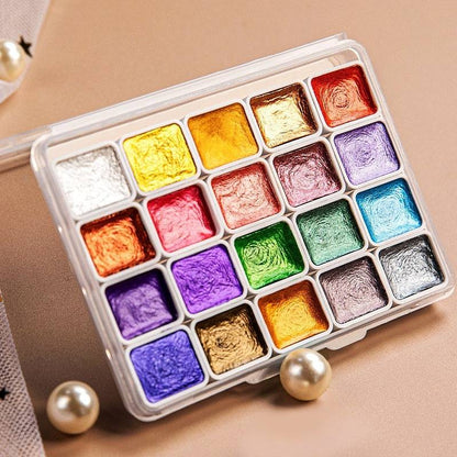 Pearlescent Solid Watercolors: Add Sparkle to Your Artistic Creations! - All Inclusive Family Treasures