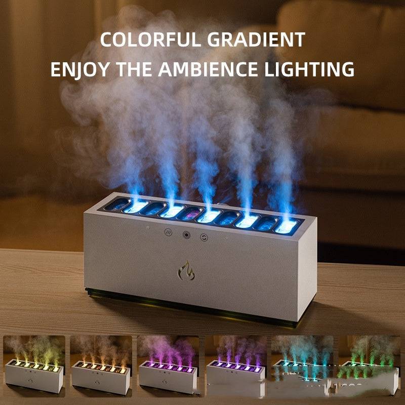 Multi-Nozzle Heavy Fog Dynamic Humidifier – Elevate Your Space with Music-Synced Mist and Colorful Lights - All Inclusive Family Treasures