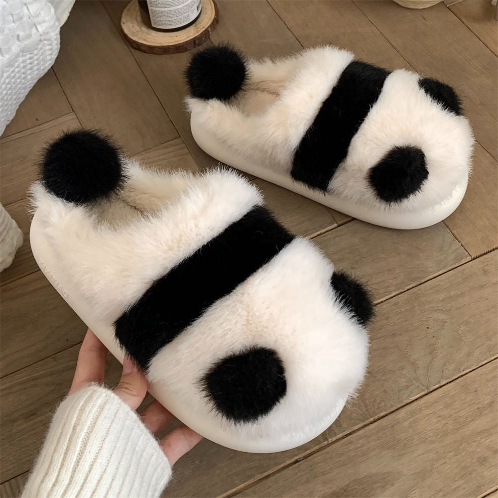 Snug & Cuddle Panda Plush Slippers