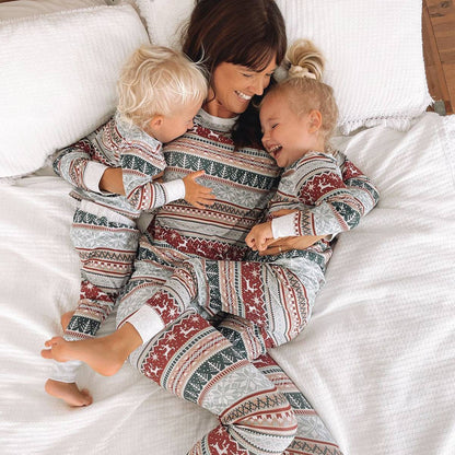 Classic Nordic Christmas Family Pajama Set – Cozy Holiday Homewear for the Whole Family - All Inclusive Family Treasures