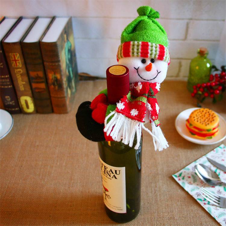 Festive Christmas Wine Bottle Covers – Adorable Holiday Bottle Bags for Perfect Gift Wrapping - All Inclusive Family Treasures