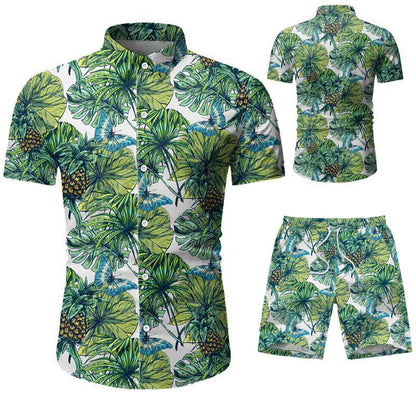 Men's Short Sleeve Shorts Casual Suit - All Inclusive Family Treasures