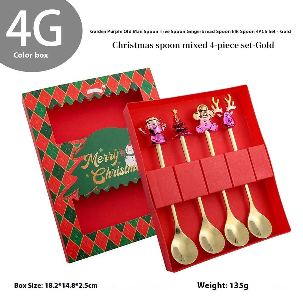 Christmas Spoon Kit - Whimsical Holiday Dining Essentials - All Inclusive Family Treasures