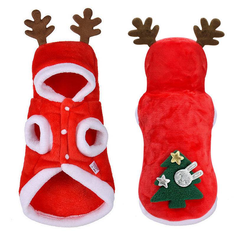 Holiday Reindeer Pet Outfit – Fluffy, Festive, and Perfect for Christmas! - All Inclusive Family Treasures