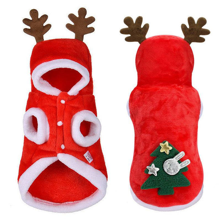 Holiday Reindeer Pet Outfit – Fluffy, Festive, and Perfect for Christmas! - All Inclusive Family Treasures
