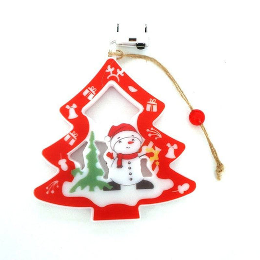 LED Christmas Tree Decorative Lamp - Festive Atmosphere Hanging Light - All Inclusive Family Treasures