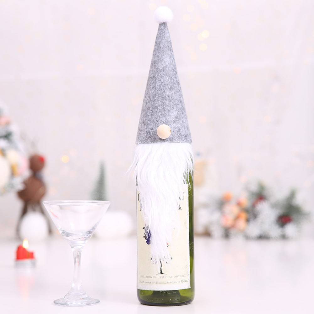 Festive Christmas Wine Bottle Covers – Adorable Holiday Bottle Bags for Perfect Gift Wrapping - All Inclusive Family Treasures