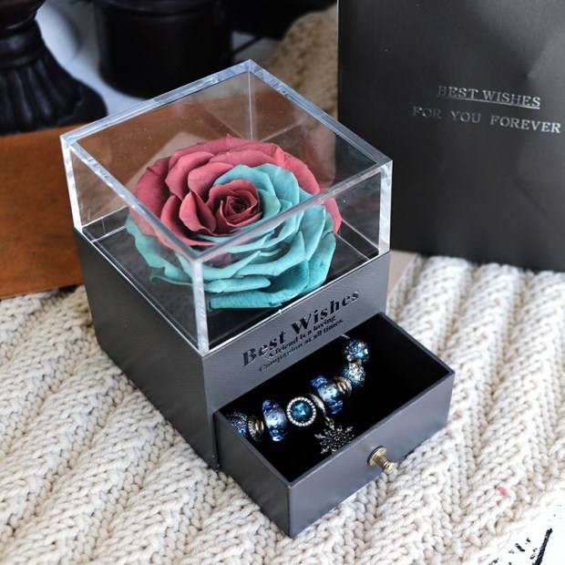 Eternal Rose Jewelry Box – A Timeless Gift of Love and Elegance - All Inclusive Family Treasures