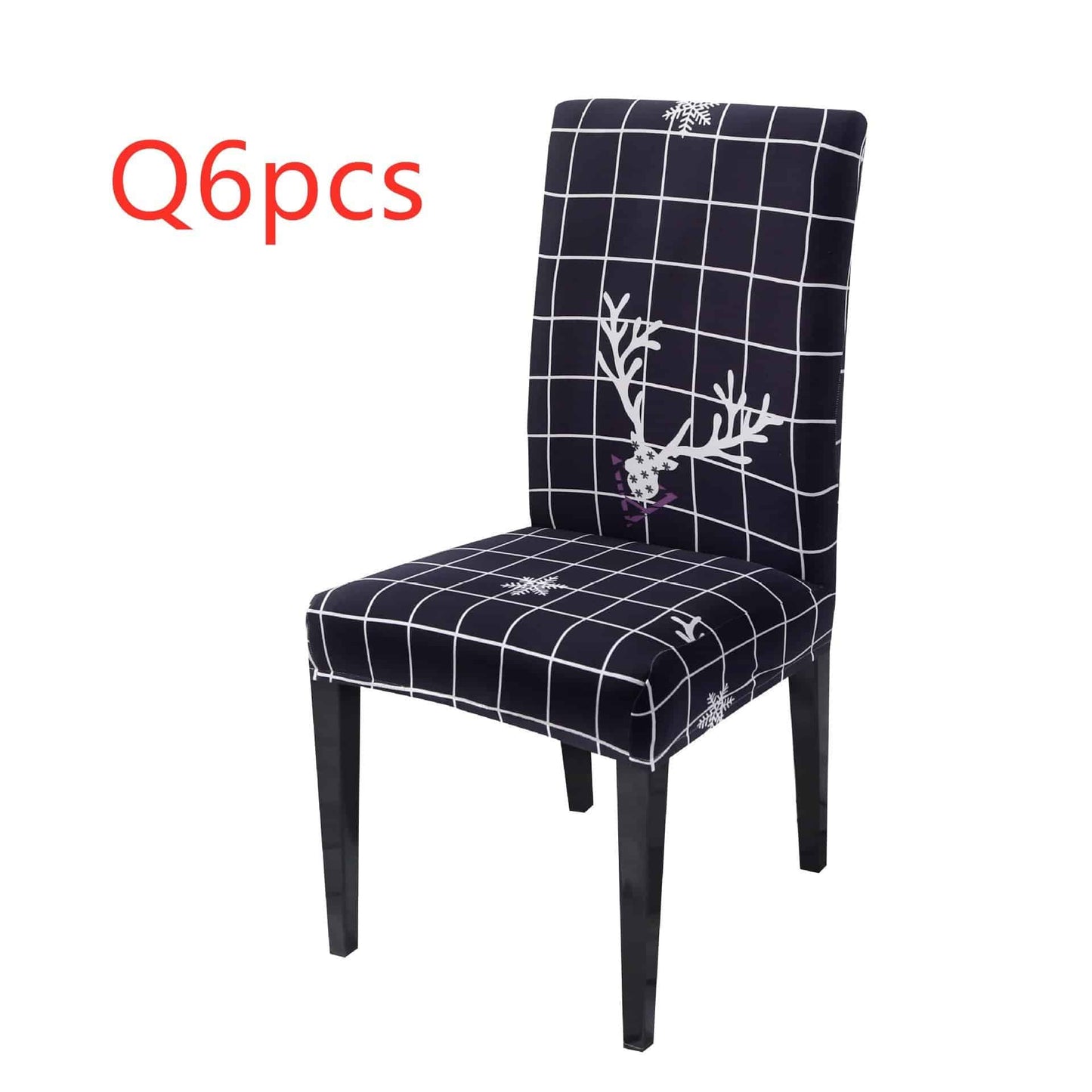 Festive Christmas Chair Covers – Universal Stretch Fit for Dining Chairs - All Inclusive Family Treasures