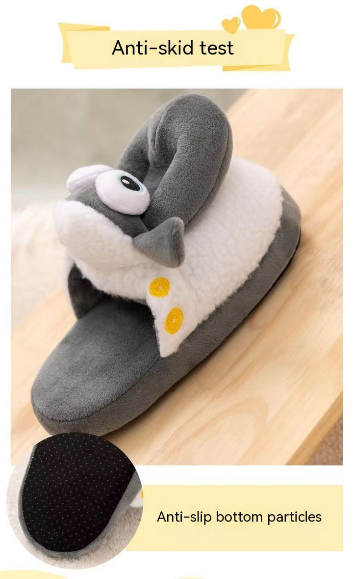 Sheep Plush Cotton Winter Slippers – Cozy, Fun & Adorable