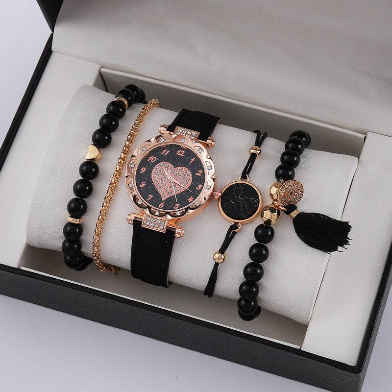 High-End Minimalist Quartz Watch Set – Effortless Elegance for Every Occasion - All Inclusive Family Treasures