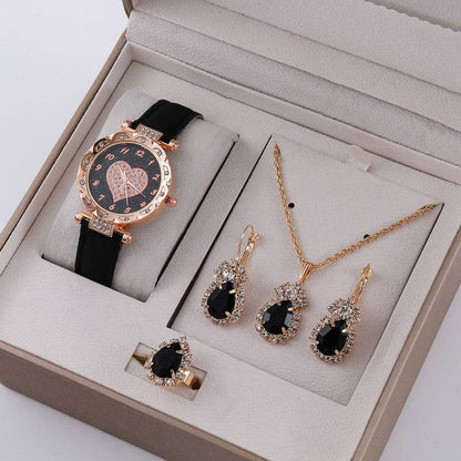 High-End Minimalist Quartz Watch Set – Effortless Elegance for Every Occasion - All Inclusive Family Treasures