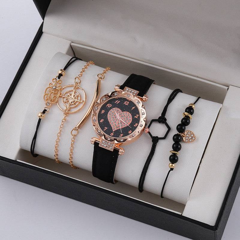 High-End Minimalist Quartz Watch Set – Effortless Elegance for Every Occasion - All Inclusive Family Treasures