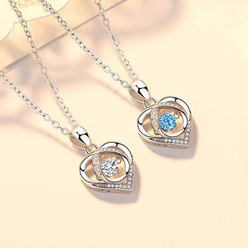 Beating Heart Necklace – Luxury Rhinestone Jewelry - All Inclusive Family Treasures