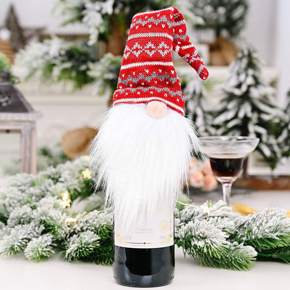 Festive Christmas Wine Bottle Covers – Adorable Holiday Bottle Bags for Perfect Gift Wrapping - All Inclusive Family Treasures