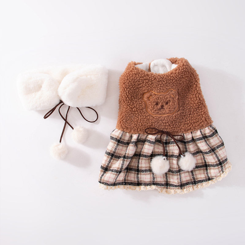 Charming Bear-Inspired Puppy Dress - All Inclusive Family Treasures