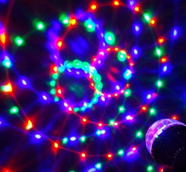 Vibrant LED Rotating Magic Ball – Colorful Atmosphere Lighting for Parties & Events - All Inclusive Family Treasures