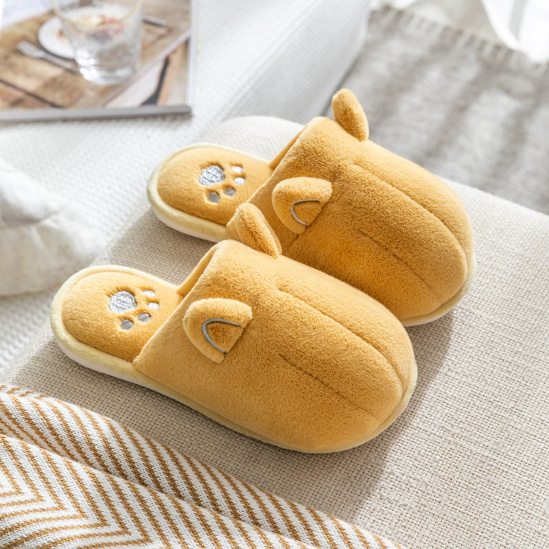 Adorable Paw Plush Slippers – Cozy Comfort for the Whole Family! - All Inclusive Family Treasures