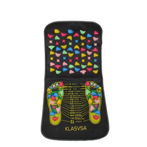 Reflexology Foot Massage Pad - Cobblestone Acupressure Mat for Pain Relief & Health Care - All Inclusive Family Treasures