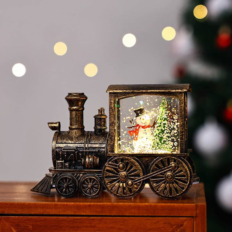 Festive Christmas Train Night Lamp - Add Magic to Your Holidays! - All Inclusive Family Treasures