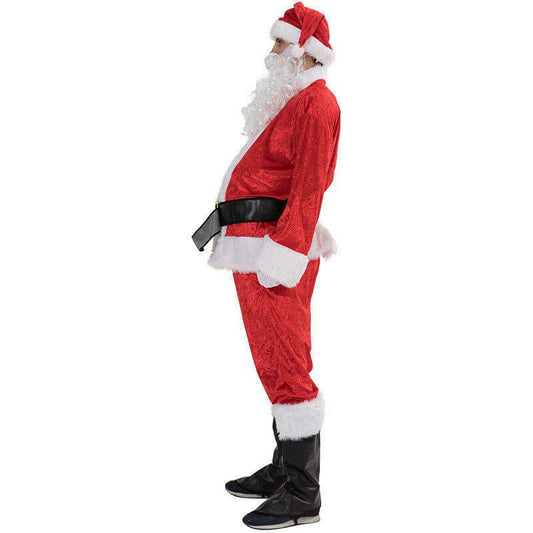 Deluxe Santa Claus Costume – Bring the Magic of Christmas to Life! - All Inclusive Family Treasures