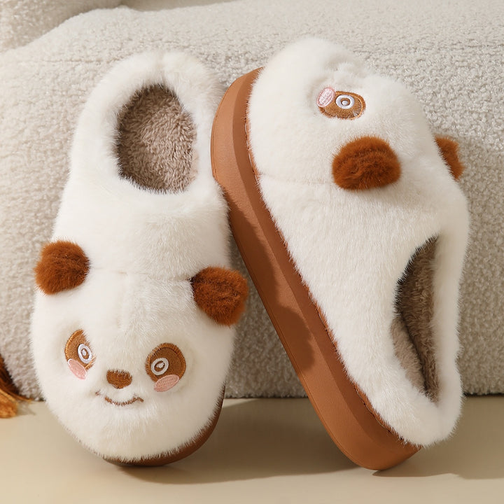 Cozy Cartoon Panda Cotton Slippers - All Inclusive Family Treasures