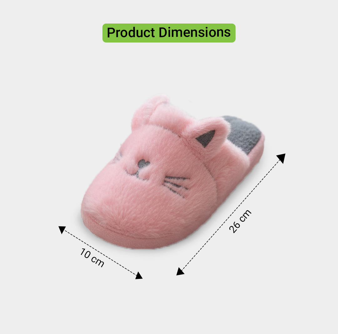 Purr-fectly Cozy: Cat-Themed Soft Bottom Slippers!