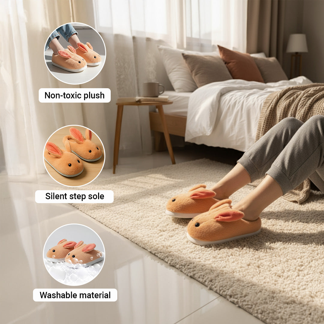 Bunny Snuggle Steps – Cozy Slippers for Little Feet