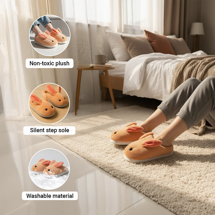 Bunny Snuggle Steps – Cozy Slippers for Little Feet
