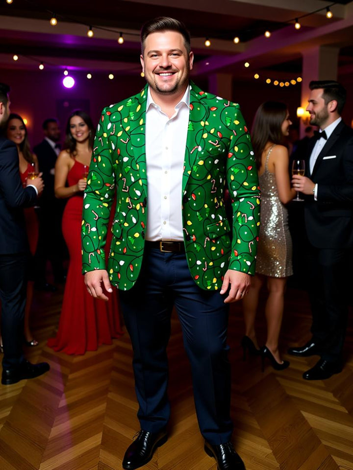 Santa Claus Christmas Coat - Festive Holiday Costume Suit for Celebrations