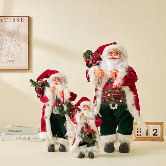 Classic Santa Claus Figurine - Festive Holiday Home Décor - All Inclusive Family Treasures