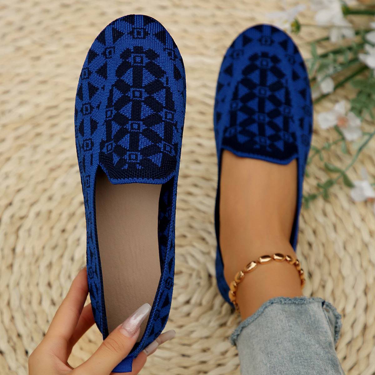 Trendy Knitted Loafers – Lightweight, Breathable & Stylish Comfort - All Inclusive Family Treasures