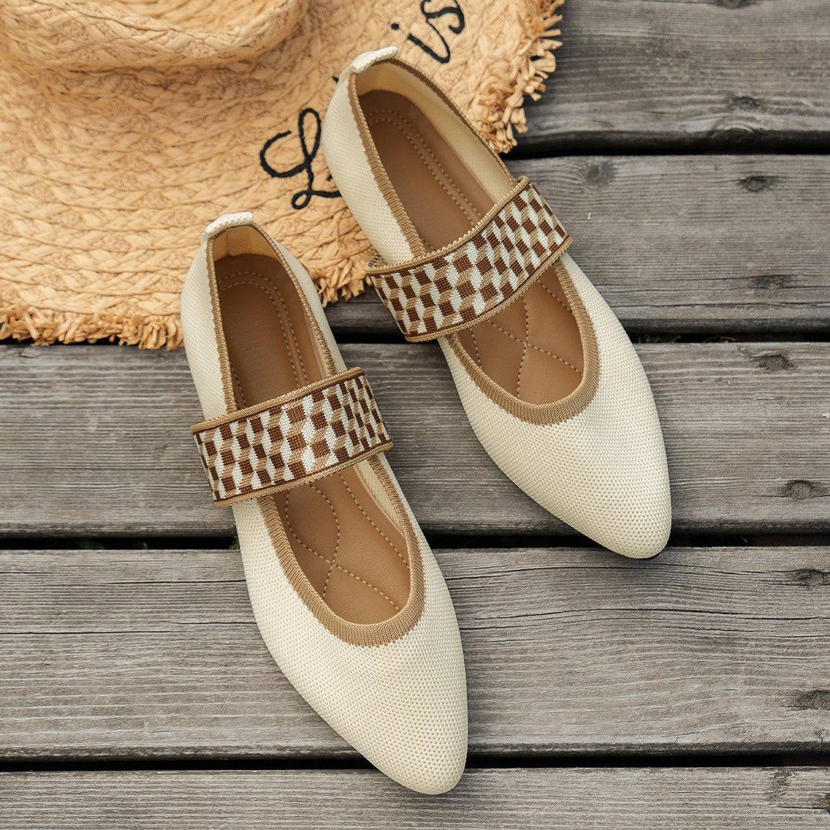 Effortlessly Chic Striped Flats – Comfortable, Stylish, and Perfect for Everyday - All Inclusive Family Treasures