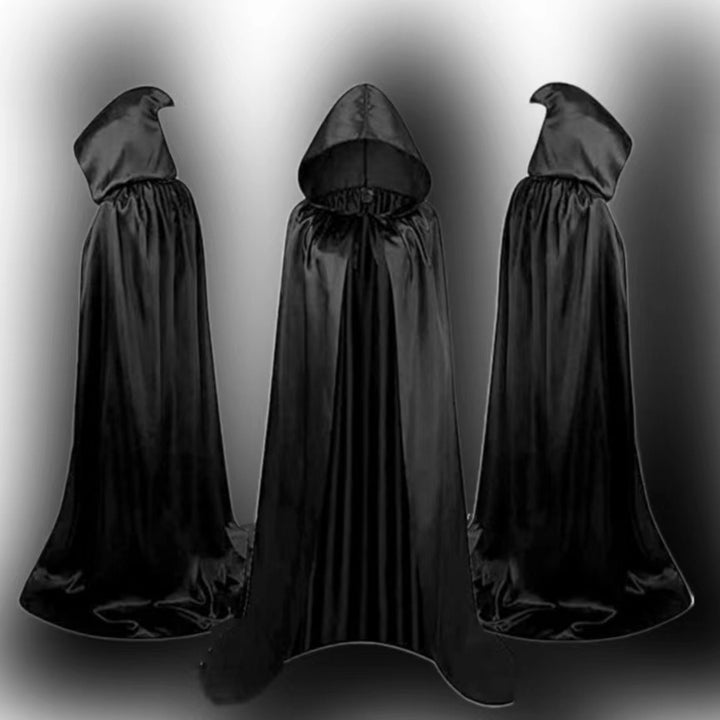 Wickedly Wonderful: Halloween Wizard Cloak with Hood