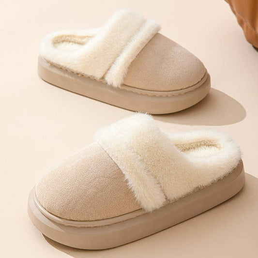 Warm Cotton House Slippers – Plush, Non-Slip Winter Comfort for Women - All Inclusive Family Treasures