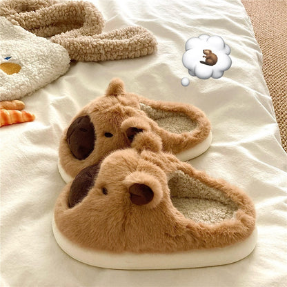 Cozy Bear Plush Slippers – Warmth Meets Cuteness! - All Inclusive Family Treasures