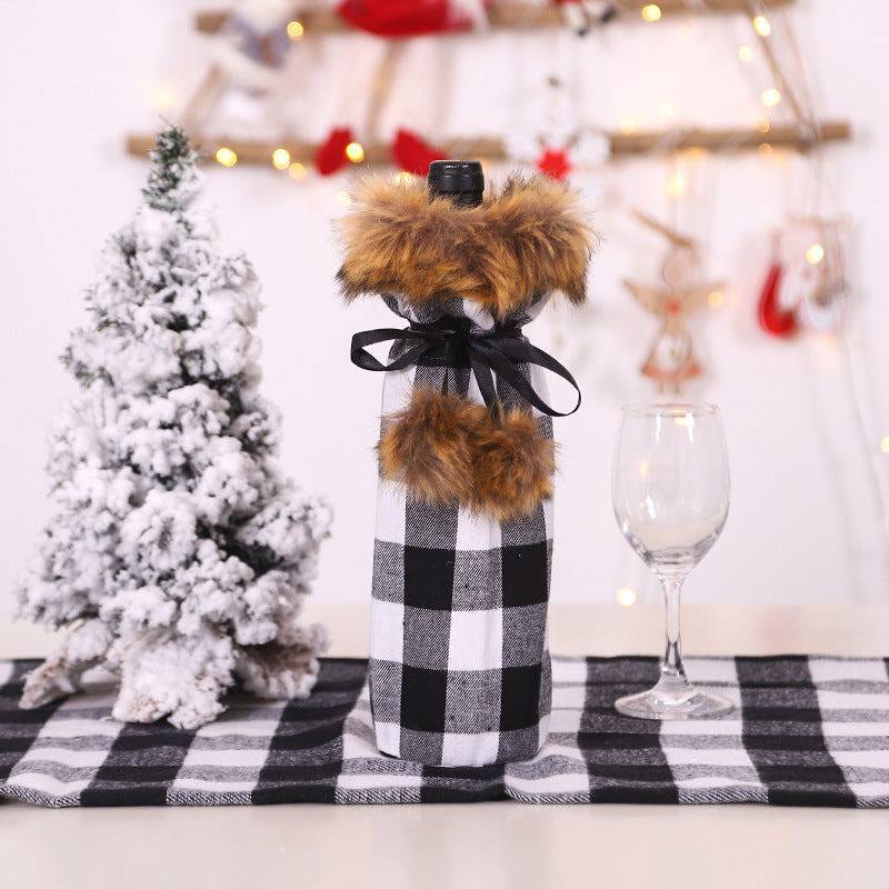 Festive Christmas Wine Bottle Covers – Adorable Holiday Bottle Bags for Perfect Gift Wrapping - All Inclusive Family Treasures