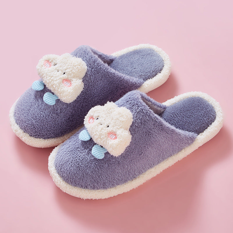 Step into Cozy Skies with Cloud Cotton Slippers! - All Inclusive Family Treasures